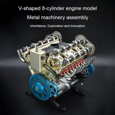 Limited Edition 🚗Teching V8 Car Engine Model Kit