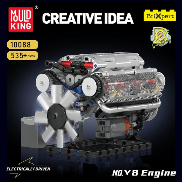 Limited Edition 🚗Teching V8 Car Engine Model Kit